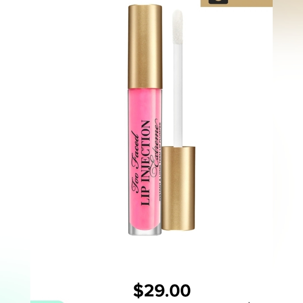 Too Faced Lip Injection Extreme Gloss. Instant And Long Term Plumper BUBBLEGUM Y